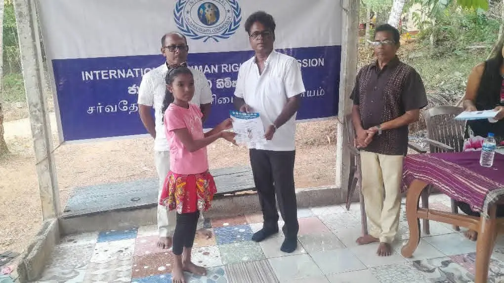 IHRC and Shri Hela Cultural Collaboration Foundation Award Certificates to Batapothalla Art Institute Dance Students