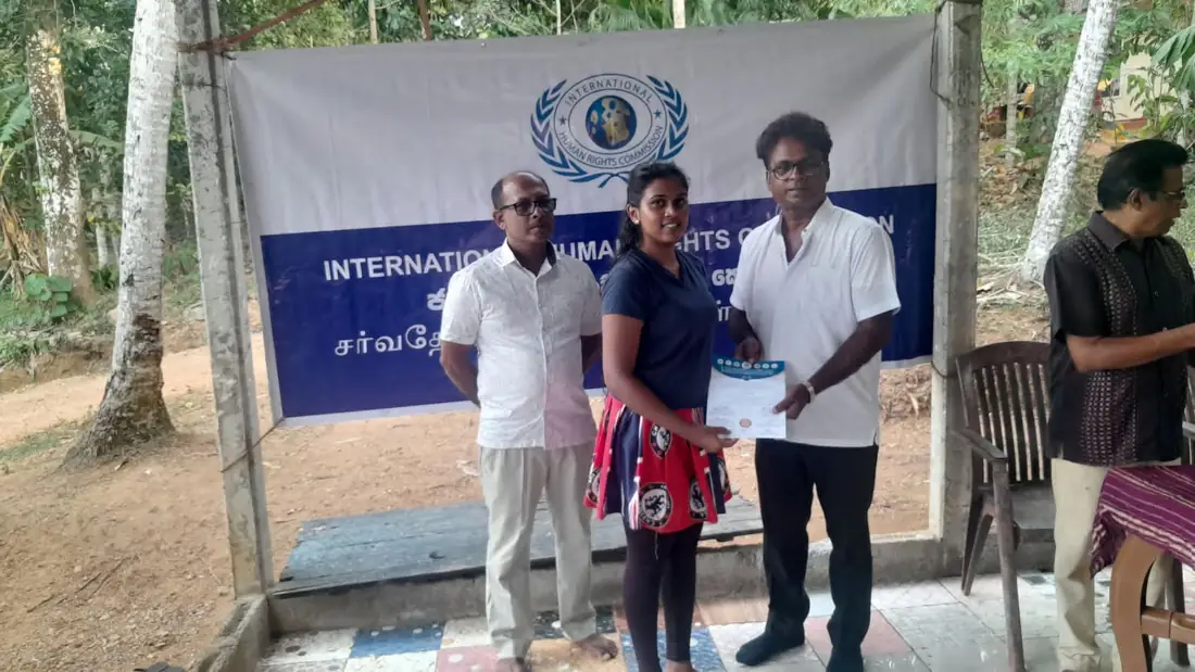 IHRC and Shri Hela Cultural Collaboration Foundation Award Certificates to Batapothalla Art Institute Dance Students