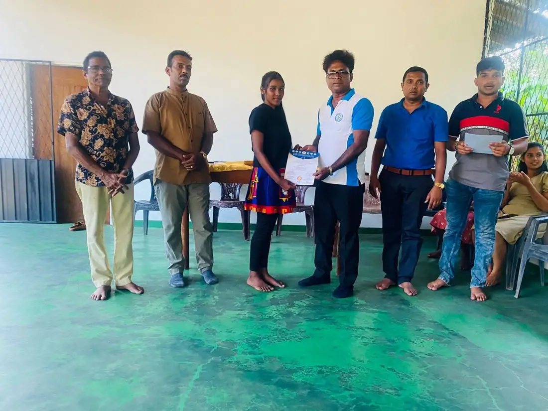 IHRC and Shri Hela Cultural Collaboration Foundation Award Certificates to Dance Students in Pannala After Two Years of Free Education
