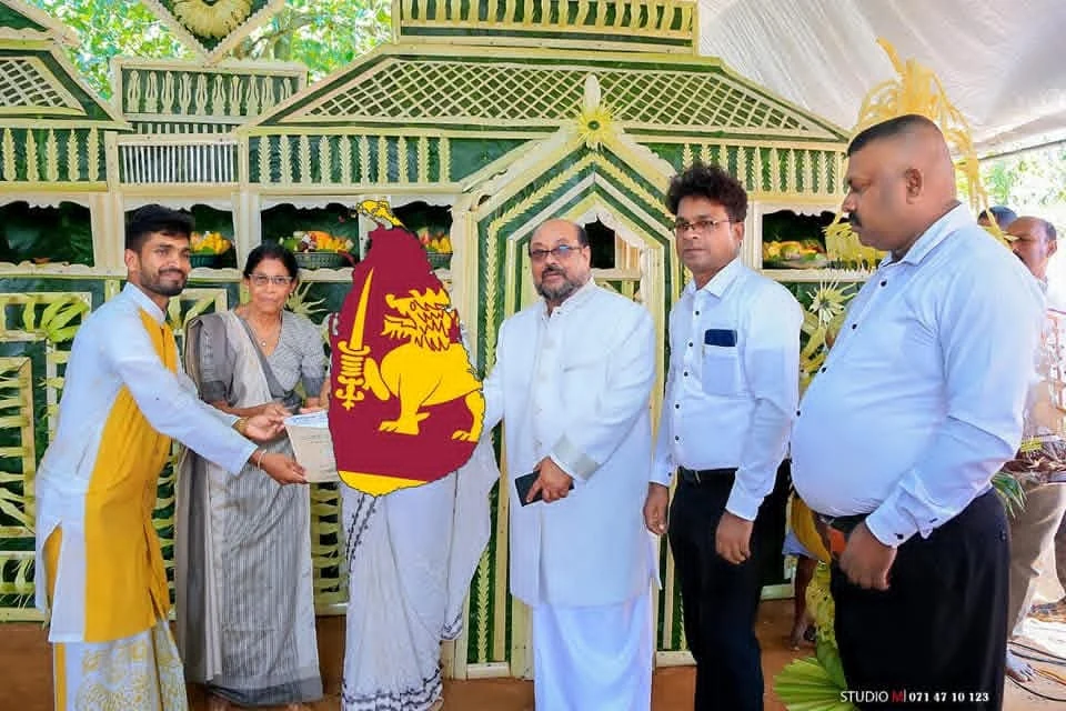 SHCCF and IHRC Attend Traditional "Ves Mangallaya" Ceremony of Hettipola Threethal Ranga Bhoomi Kalayathanaya