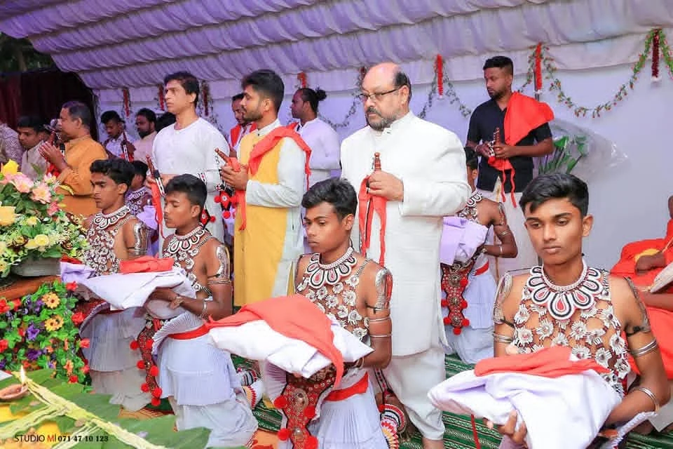 SHCCF and IHRC Attend Traditional "Ves Mangallaya" Ceremony of Hettipola Threethal Ranga Bhoomi Kalayathanaya