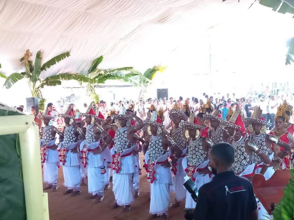 SHCCF and IHRC Attend Traditional "Ves Mangallaya" Ceremony of Hettipola Threethal Ranga Bhoomi Kalayathanaya