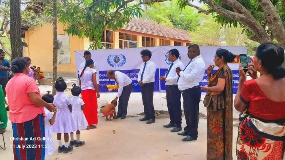 SHCCF and IHRC Support Wariyapola Tambarawa Primary School with LKR 450,000 Worth of Educational Materials, Sound System, and Essential Relief