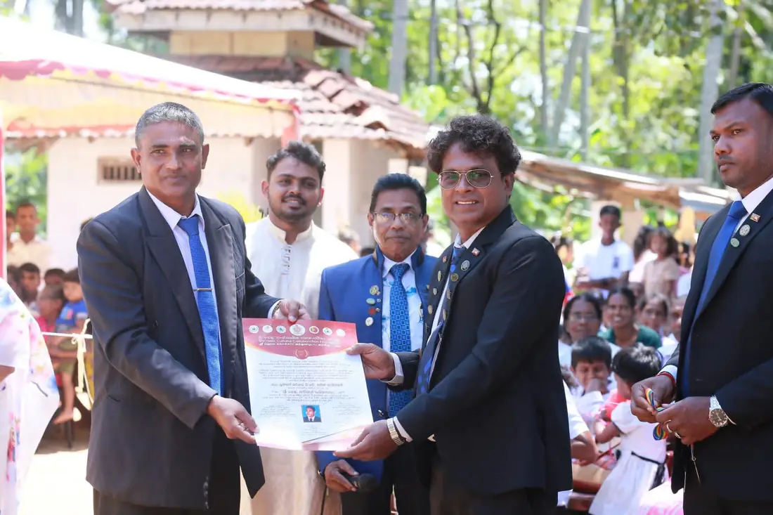 "Wes and Pahimpath Kalaeli Festival" Held Successfully in Padiyathalawa: 42 Children Awarded Certificates & Community Leaders Honored with "Shri Hela Abhiman" Awards