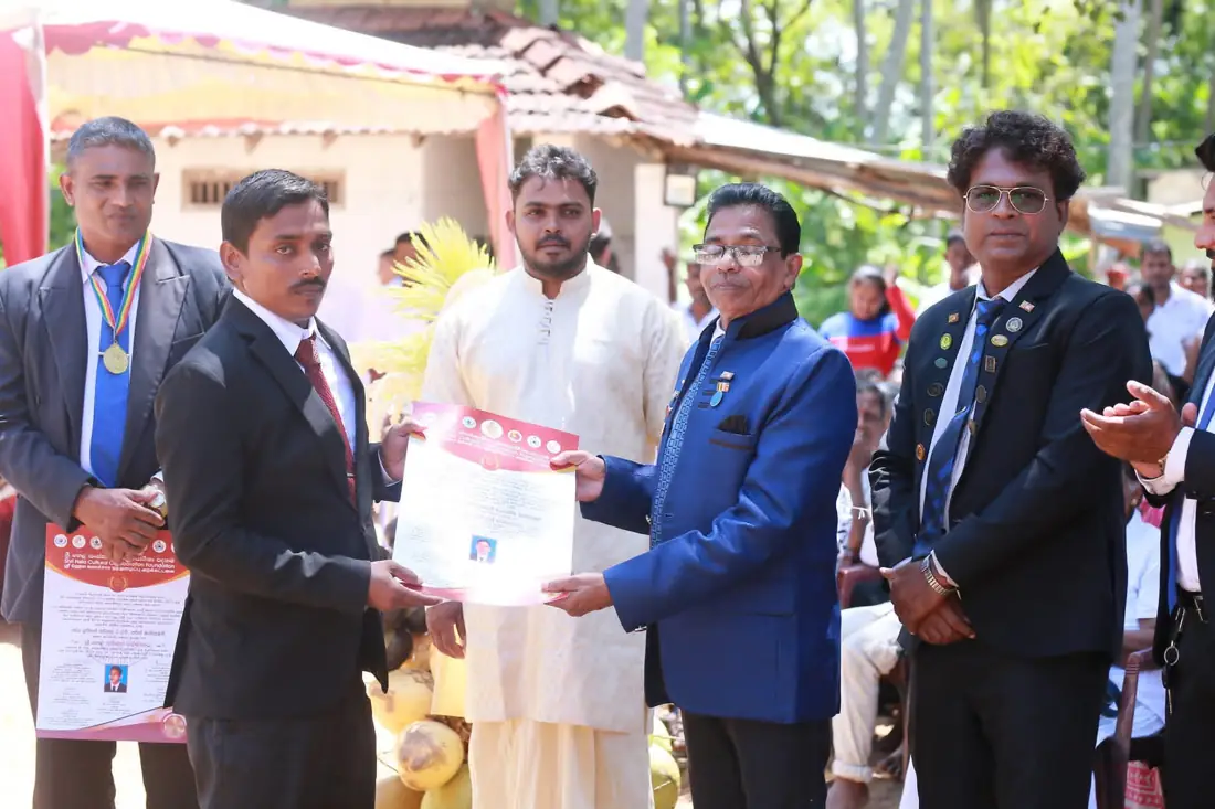 "Wes and Pahimpath Kalaeli Festival" Held Successfully in Padiyathalawa: 42 Children Awarded Certificates & Community Leaders Honored with "Shri Hela Abhiman" Awards